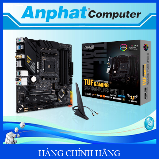 Bo mạch chủ Main ASUS TUF GAMING B550M-PLUS WIFI II Socket AMD AM4 - Hàng Chính Hãng