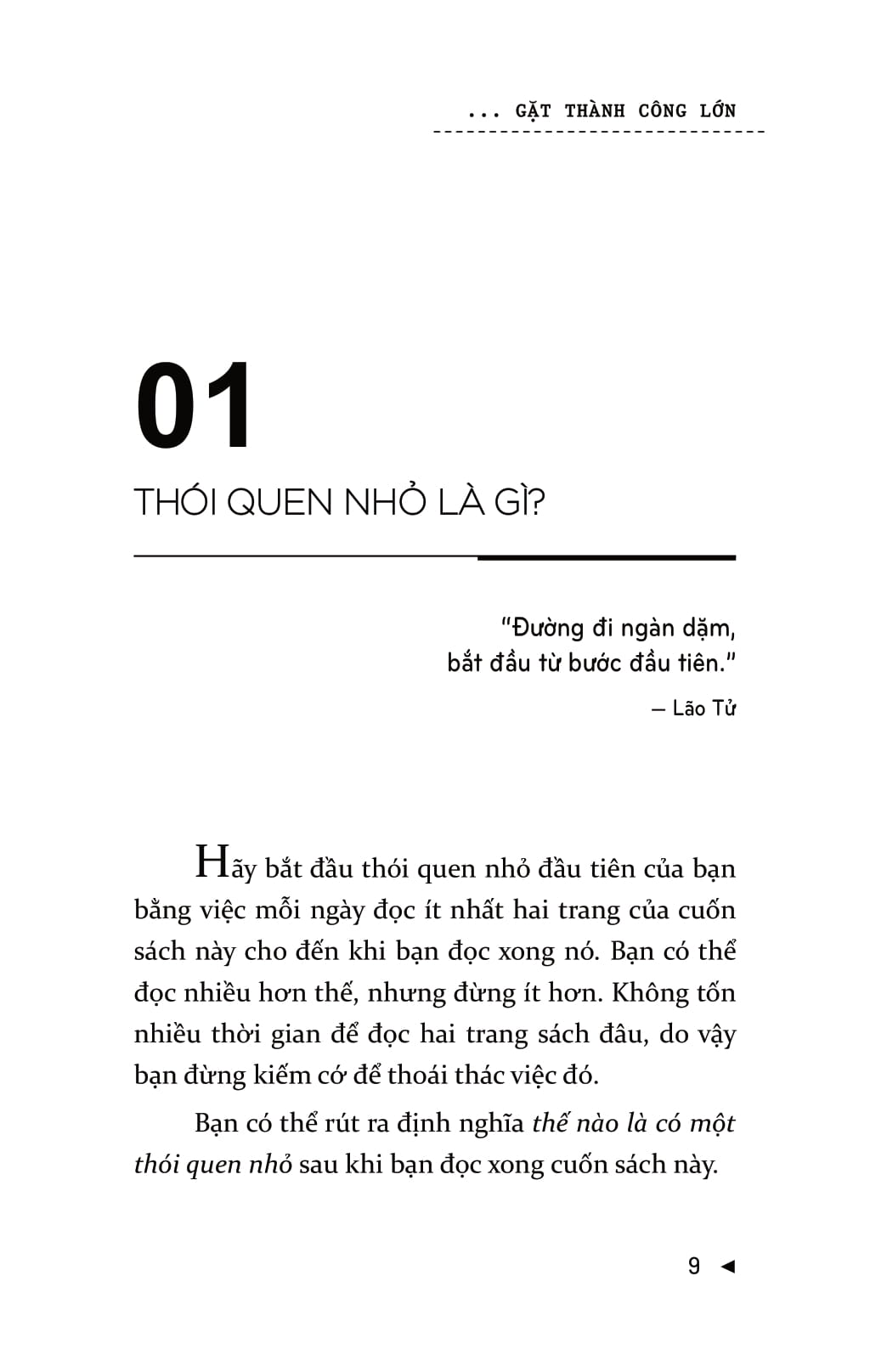 Sách Gieo Thói Quen Nhỏ, Gặt Thành Công Lớn