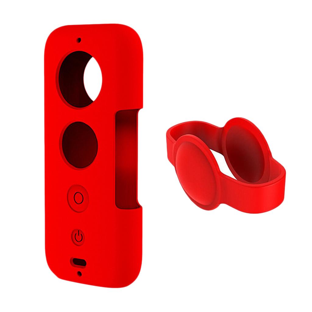 Bảo Vệ Silicone Cover Dành Cho Insta360 1 X Camera Hành Động, chống Trầy Xước Da Trường Hợp Bao Trong Nhà Và Ng