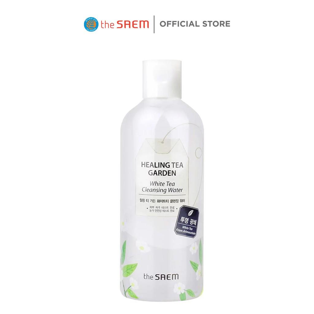 Nước Tẩy Trang Làm Sạch Da Ngăn Mụn The Saem Healing Tea Garden Cleansing Water 300ml