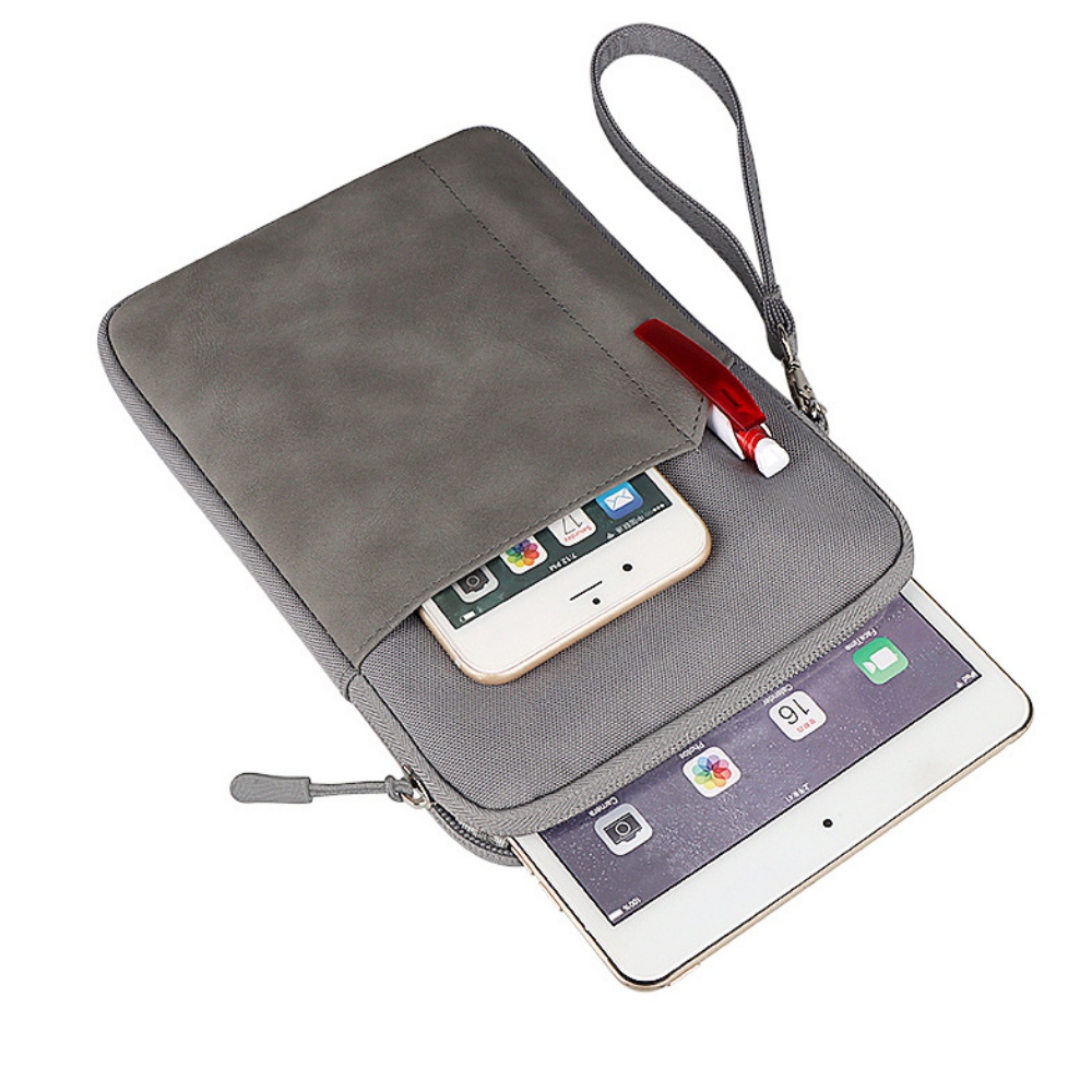 Túi chống sốc đựng iPad, máy tính bảng 2 ngăn kèm khe cắm bút, có quai xách nhiều size 8in, 9.7in, 10.2in, 10.5in, 11in - Hàng chính hãng