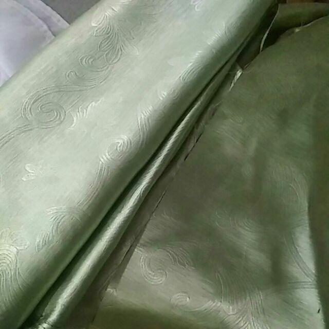 Rèm ore nghệ thuật xanh cốm