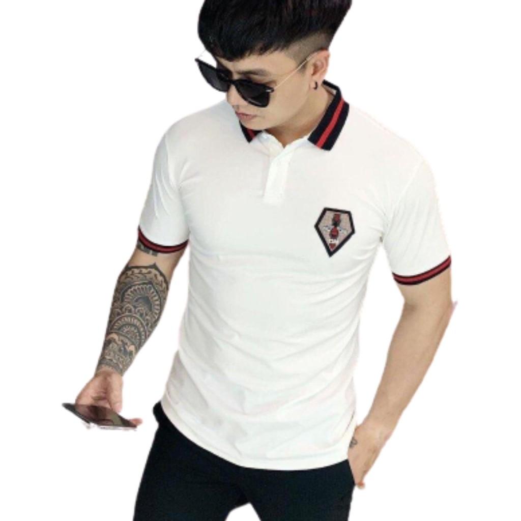 Áo Thun Nam Viền Cổ Và Tay GH03 Thời Trang Top Fashion Shop Chất Liệu Thun Thoáng Mát Thấm Hút Mồ Hôi Tốt