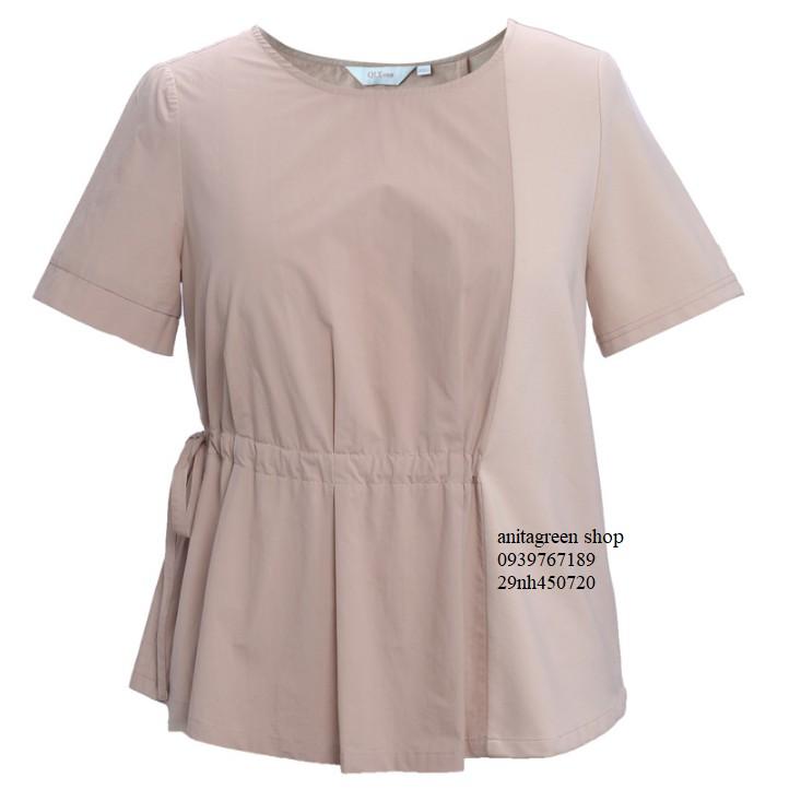 Nh450720-ÁO KIỂU NHÚN THUN EO
