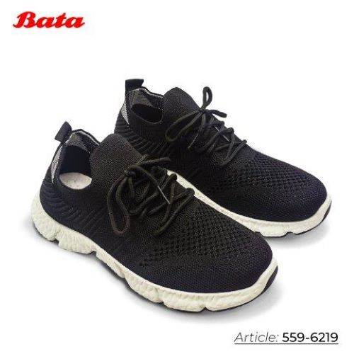 Giày sneaker nữ màu đen Thương hiệu Bata 559-6219