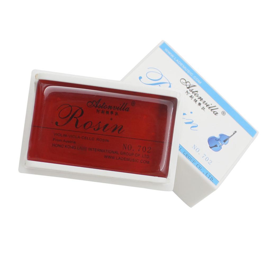 Portable Rosin For Violin Viola Cello String Instrument Resin Glassy Red