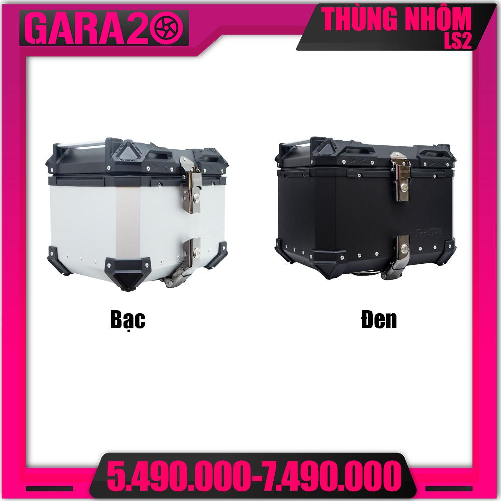 Thùng nhôm gắn sau xe máy LS2 - GARA20