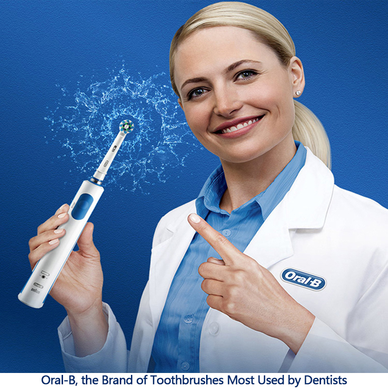 Bàn chải đánh răng điện có thể sạc lại Oral B Pro600 Plus