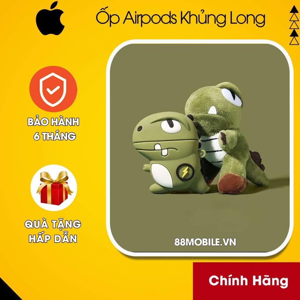 Vỏ Ốp Dành Cho Airpod Case 1/2/Pro chống va đập siêu dễ thương Khủng Long