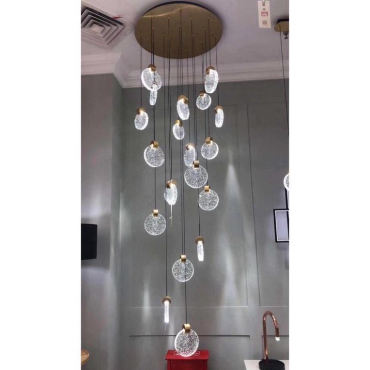Đèn thả phale thông tầng,đèn thả decor,đèn phale tô điểm DT DDT
