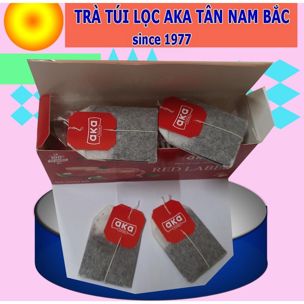 Trà túi lọc Nhãn đỏ AKA Red Label 1 túi lọc 2g, hộp 25 túi lọc 50g hoạc 100 túi lọc 200g