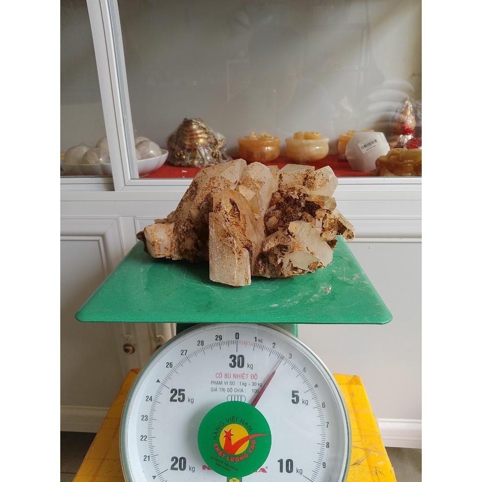 Thach Anh Trắng Tinh Thể Tự Nhiên, Đá Mang Năng Lương Tích Cực - Đá Phong Thủy Chiêu Tài Dùng Sưu Tầm