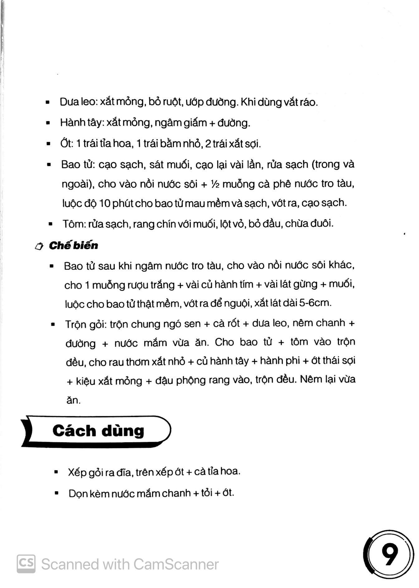 Sách Các Món Gỏi Thông Dụng