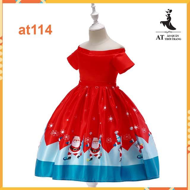 Váy giáng sinh cho bé gái từ 10kg đến 35kg hàng cao cấp quảng châu - 1 đổi 1 nếu có lỗi sản xuất