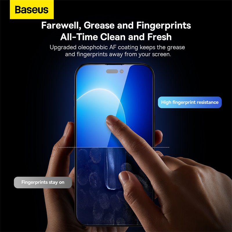 Kính cường lực All-glass SuperCeramic Tempered Glass EasyStick Film iP14
