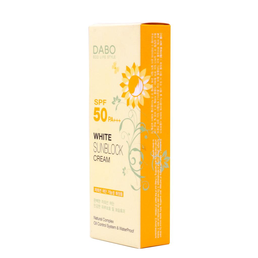 Kem Chống Nắng Dưỡng Ẩm Trắng Da Chống Lão Hóa Hàn Quốc Cao Cấp DABO SPF 50 PA+++ ( 70ml) – Hàng Chính Hãng