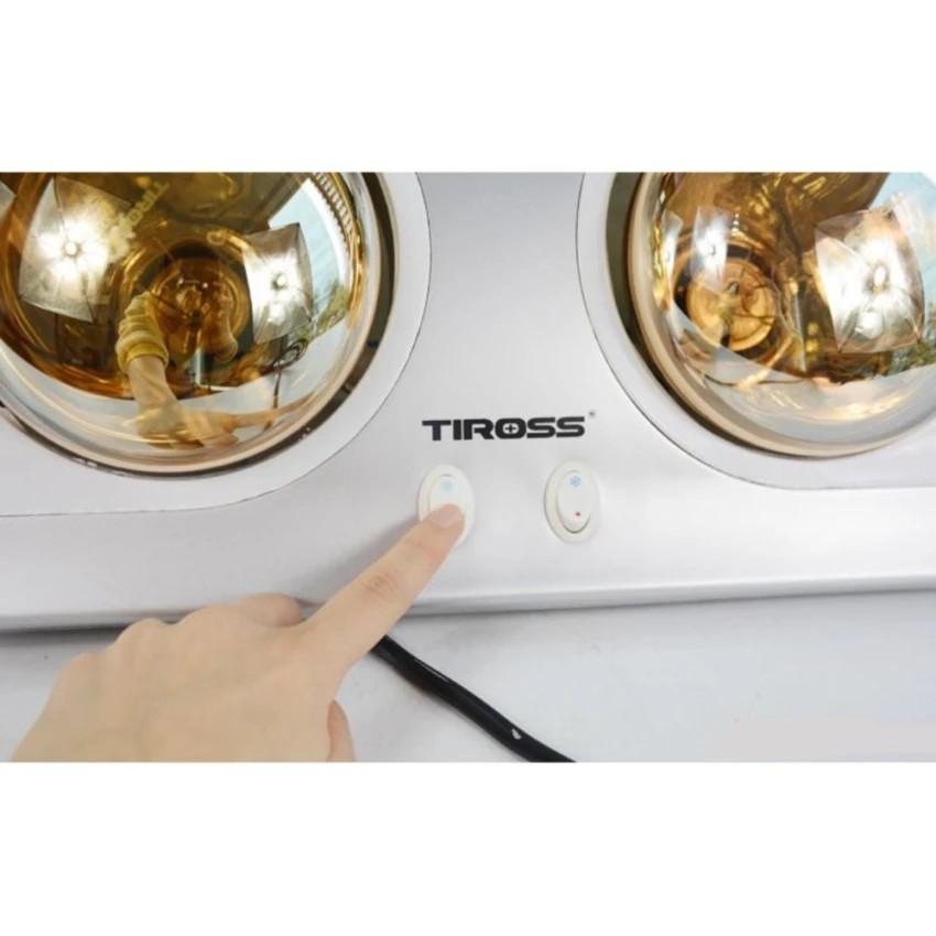 Đèn sưởi nhà tắm hai bóng tiross 550W TS9291 - Hàng chính hãng