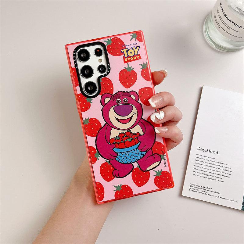 Ốp Lưng Silicon Hình Gấu Lotso Cho Samsung Galaxy S23 Ultra / S22 Ultra - BUM STORE GALAXY CASE