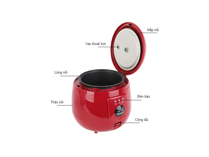 Nồi cơm Kitchen Flower Cookin RM-NA05 - Hàng chính hãng