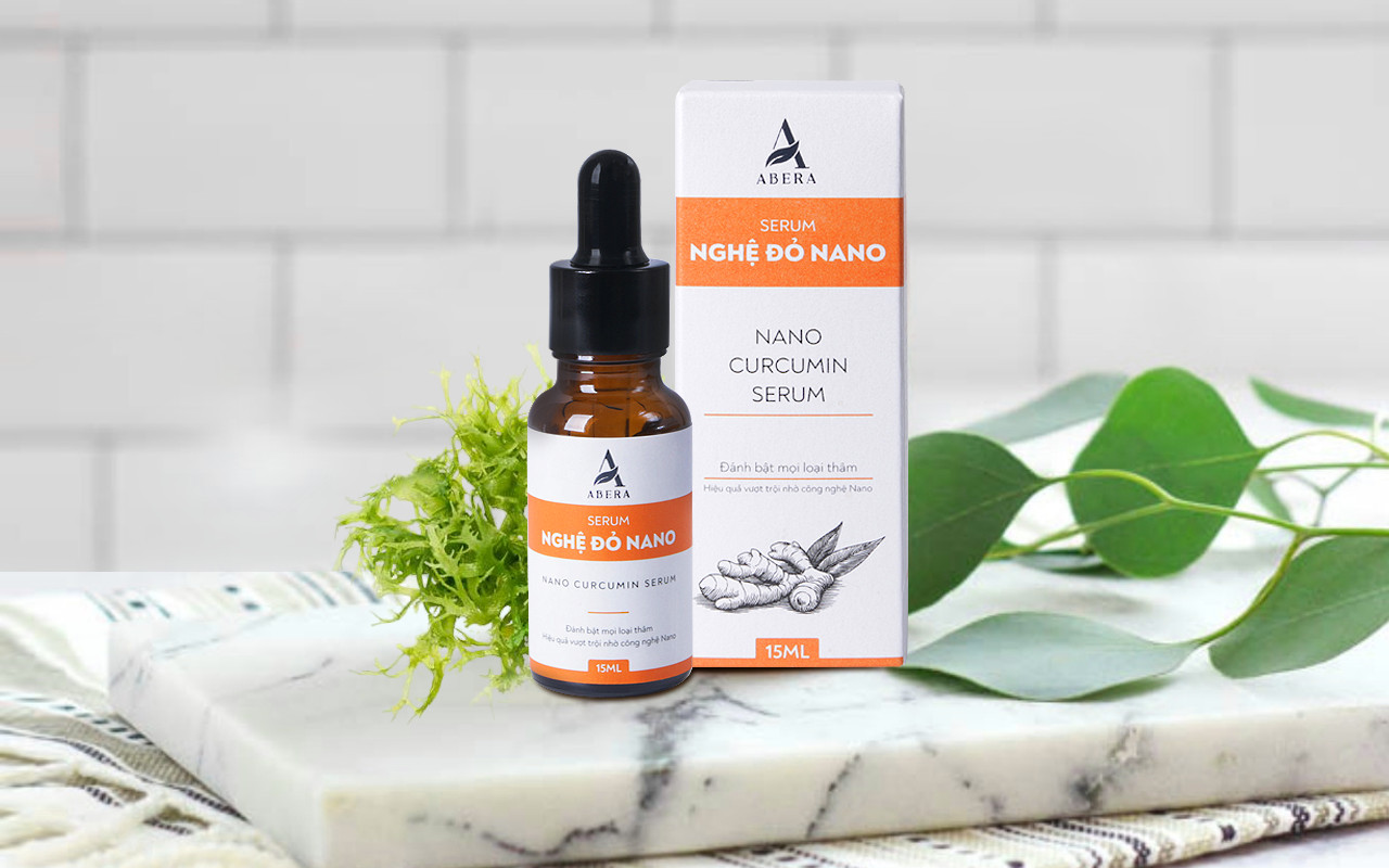 Serum Nghệ Đỏ Nano ABERA - Đánh bật mọi loại thâm