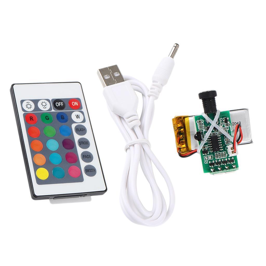 5Pcs 16 Colors USB Touch Printing Moon Light Lamp