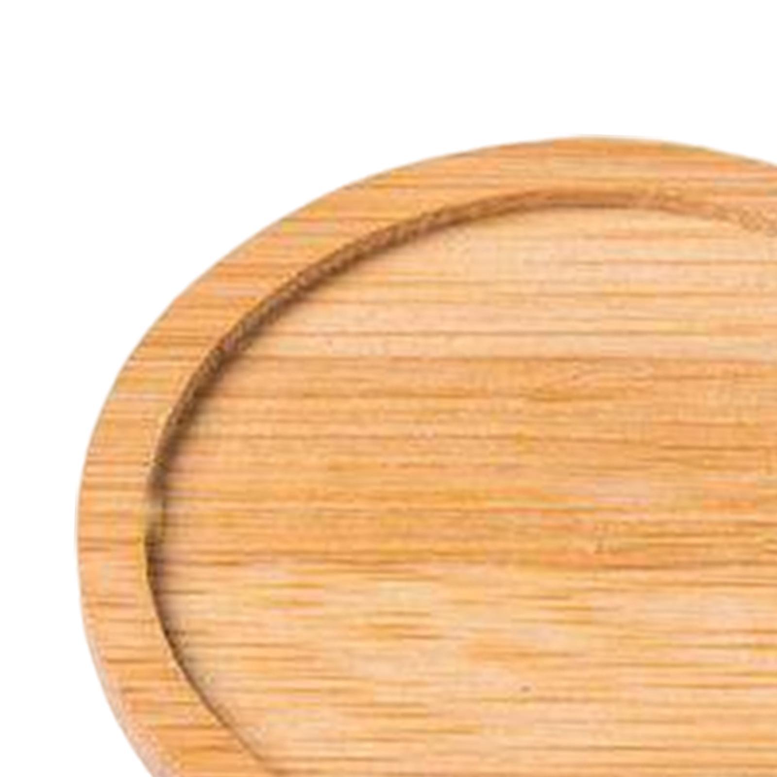 Bamboo Serving Tray Breakfast Trays Food Tray for Living Room Buffet