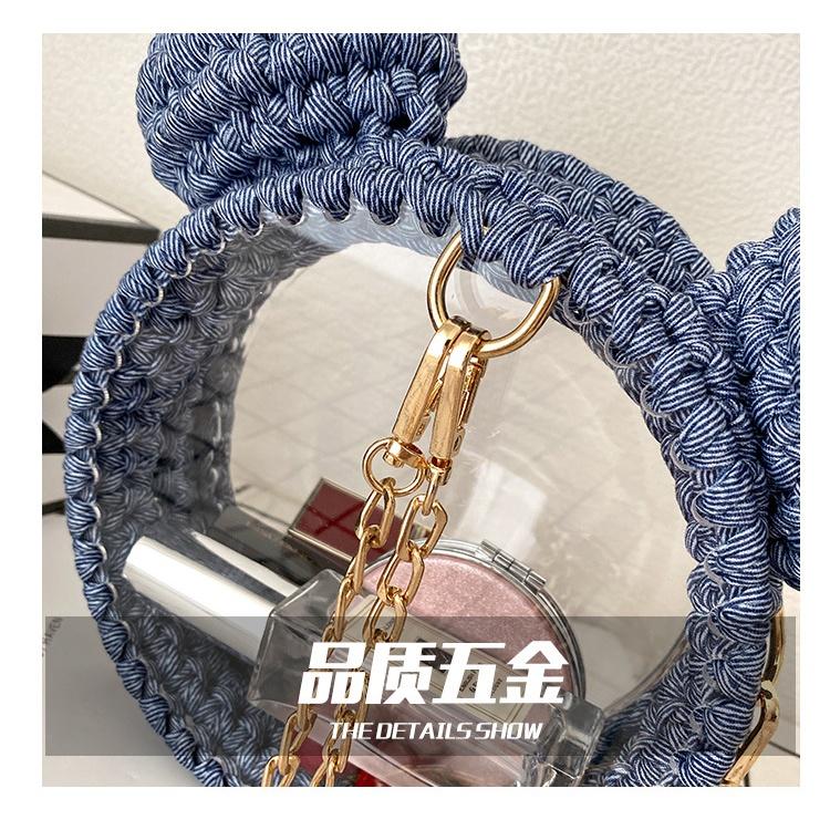 Túi Handmade Tự Đan Túi Gấu Nguyên Set Phụ Kiện Gồm Len Mịn,