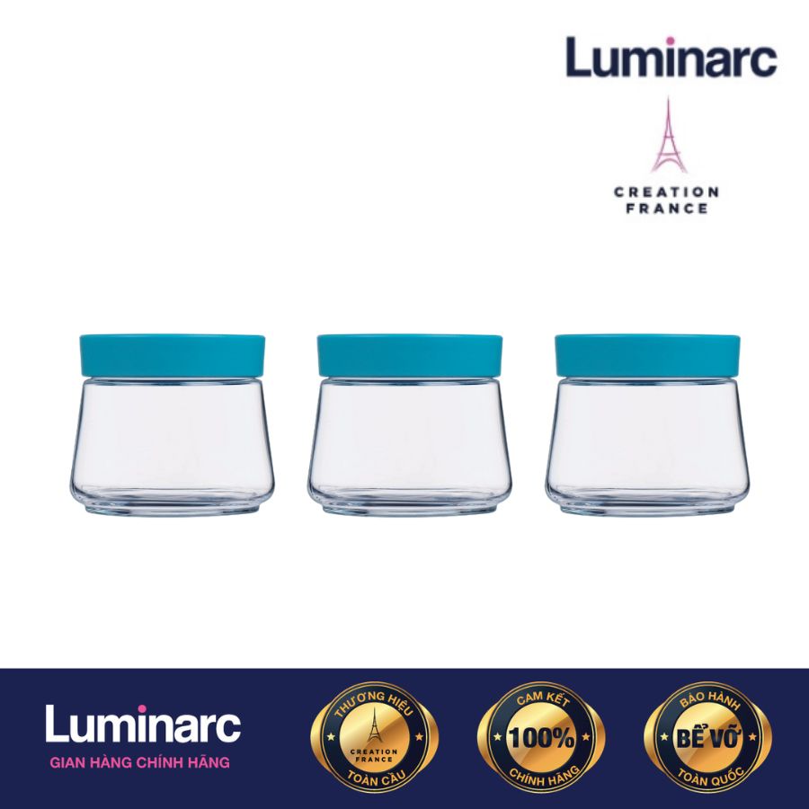 Combo 3 Hũ Thuỷ Tinh Luminarc Swing 500ml - LUHUP5279 