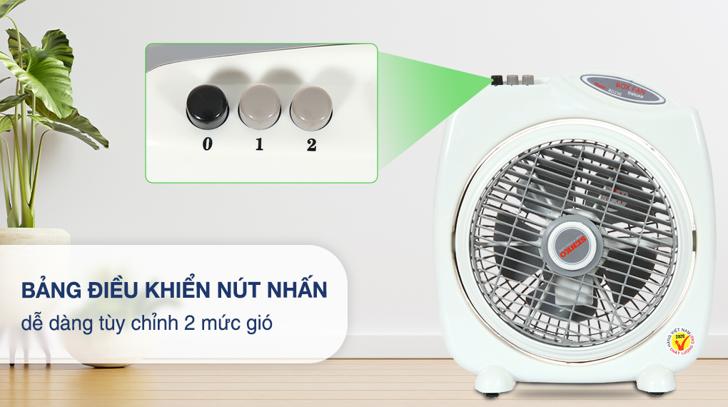 Quạt bàn đảo 2 tấc Sothing Senko BD230 công suất 28w, 2 tốc độ gió- Hàng chính hãng