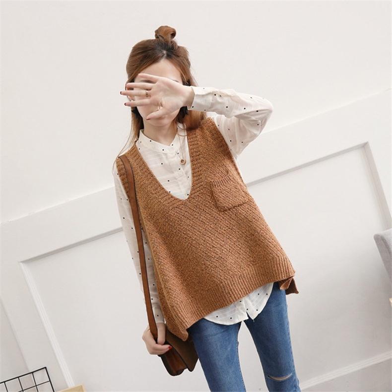 Áo ghile len form rộng dáng lửng trẻ trung, thời trang phong cách trẻ