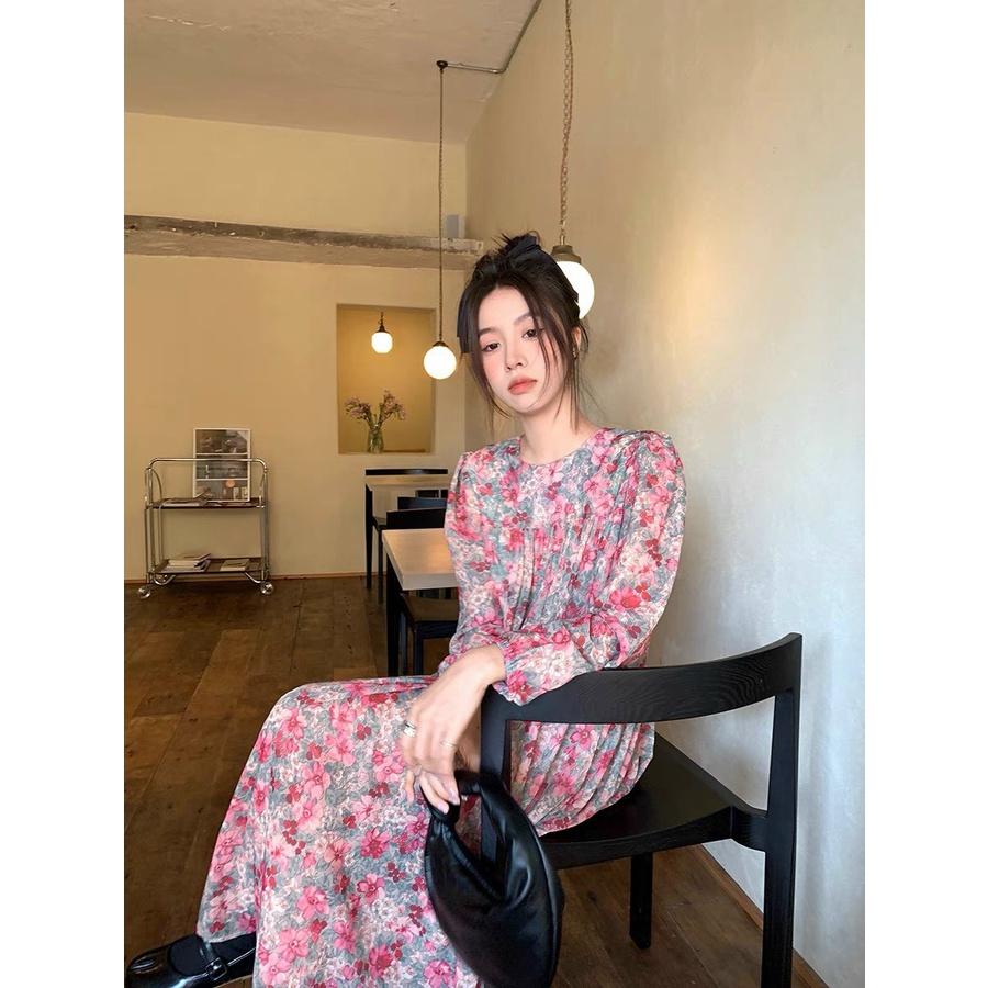 Đầm bầu thiết kế hoa nhí-váy bầu dự tiệc cao cấp xinh xắn