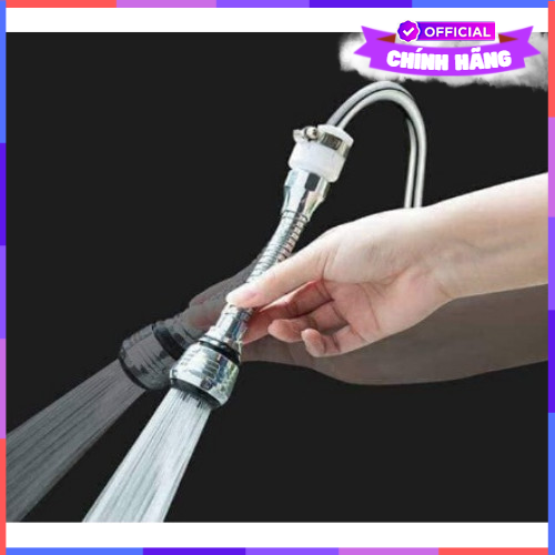 Vòi Nước Tăng Áp Vouller Xoay 360 Độ Inox Dài 15Cm - Hàng Chính Hãng