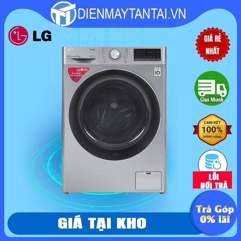 Máy giặt LG Inverter 8.5 kg FV1408S4V - Hàng chính hãng - Giao toàn quốc