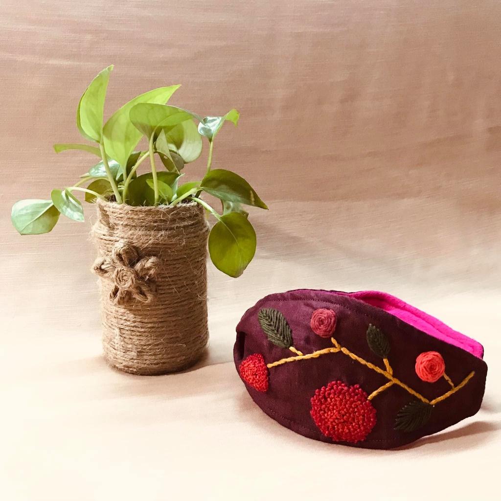 Băng đô handmade thêu tay ANNA