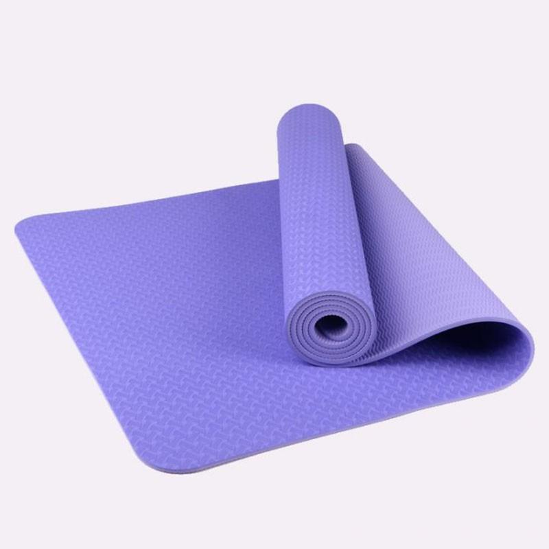 Thảm Tập Yoga TPE 2 Lớp 6mm Siêu Bền, Thảm Yoga Hàng Cao Cấp Chuyên Dùng Cho Phòng Tập Y11