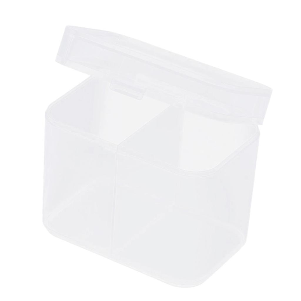 2x2 Spaces Cosmetic Nail Wipes Storage Holder Box Cotton Swabs Pads Container