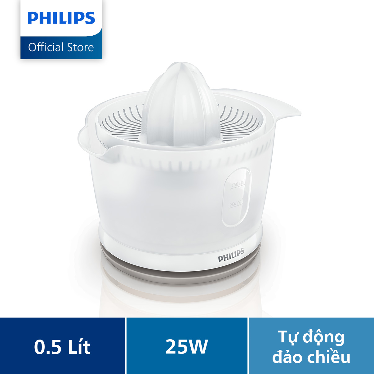 Máy vắt cam Philips HR2738/00 - Hàng Chính Hãng