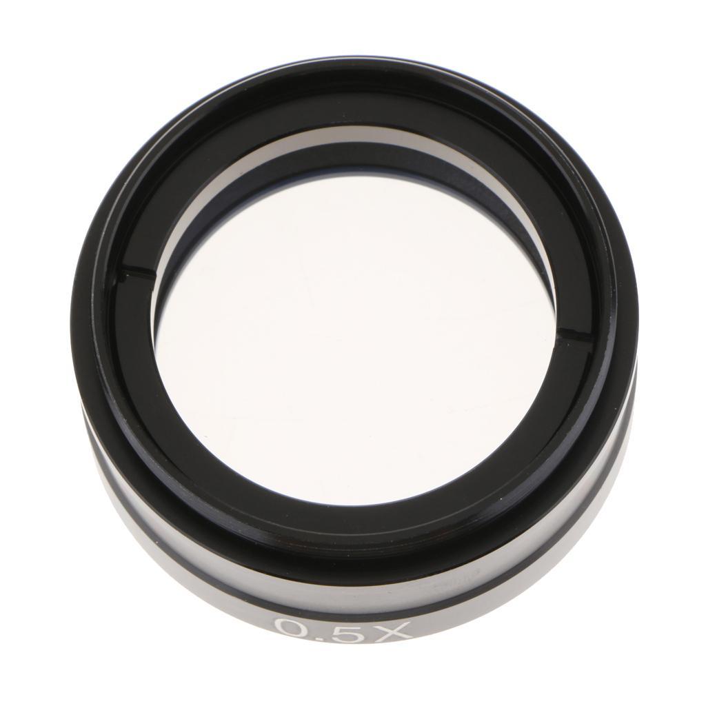 Auxiliary Objective Lens 0.5X for Monocular Digital Microscope Accessory