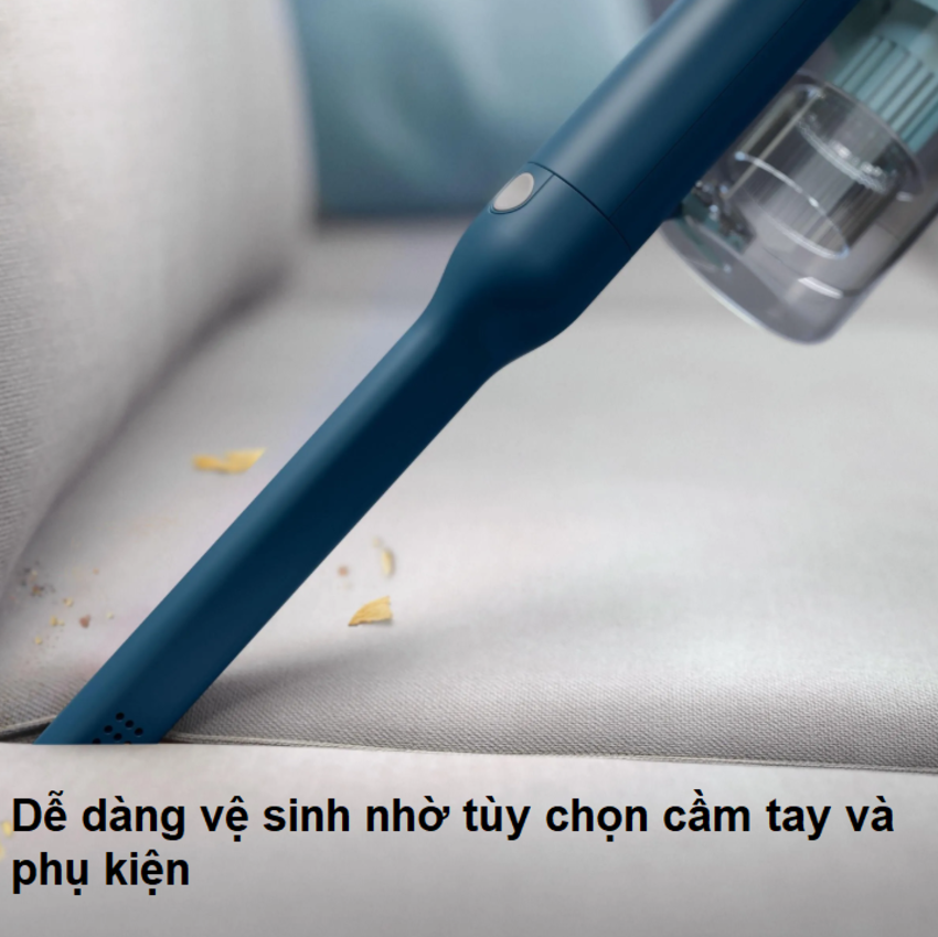 Máy hút bụi không dây Aqua Series 5000, thế hệ 10 chuyên nghiệp. Thương hiệu Hà Lan cao cấp Philips - XC5141. HÀNG CHÍNH HÃNG