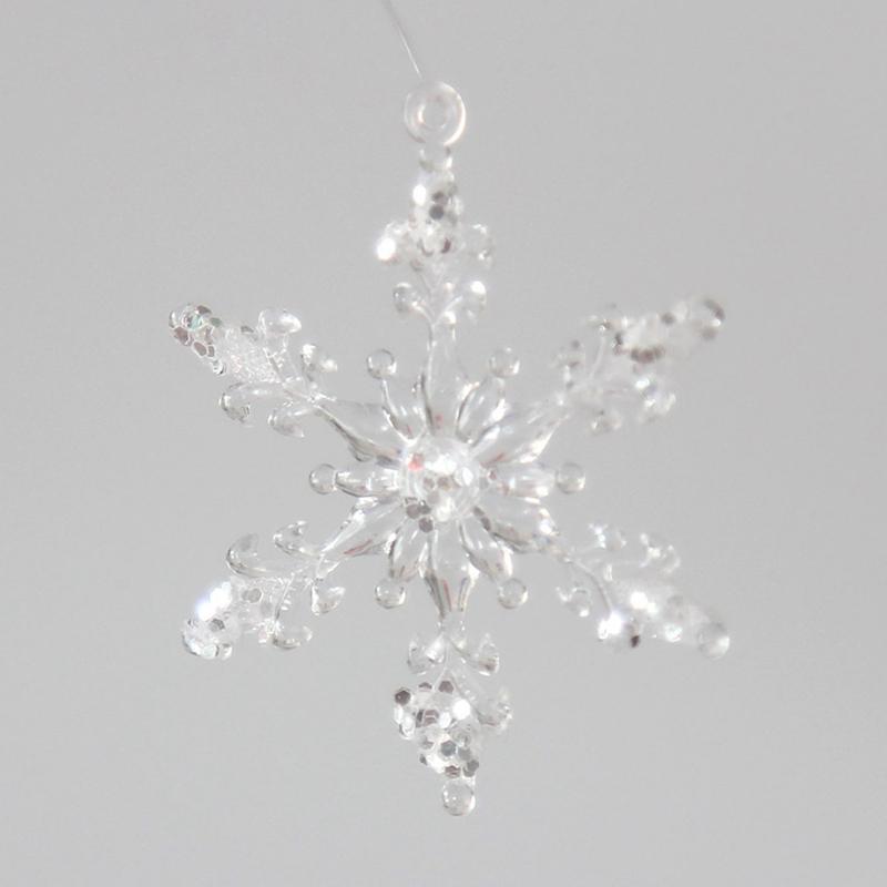 Bộ 12 Bông Tuyết Trang Trí Cây Thông Giáng Sinh