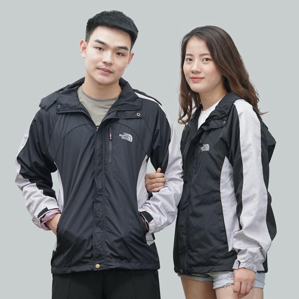 Áo khoác gió 2 lớp nam nữ TNF phối màu thời trang