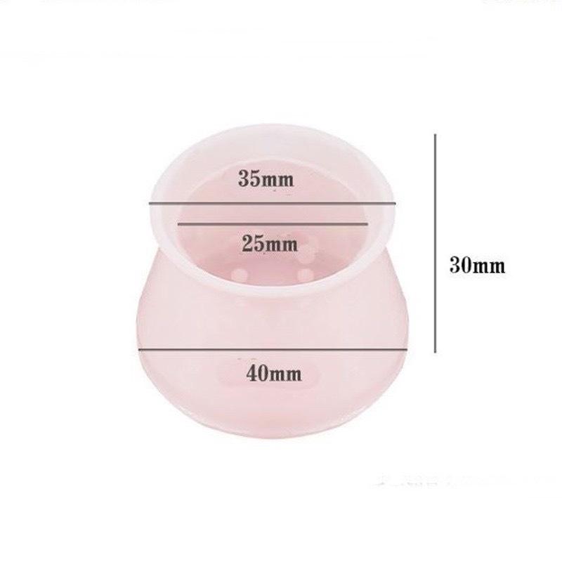 Set 4 Cái Silicon Tròn Bọc Bảo Vệ Chân Bàn Ghế Dẻo Dai Bền Bỉ