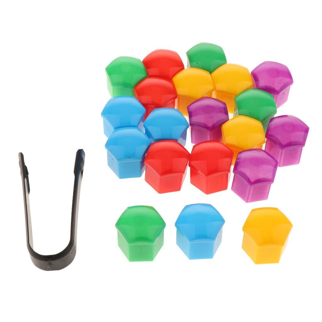 Car Wheel Nut Hub Screw Cover Lug Nur Cover 19mm Rims