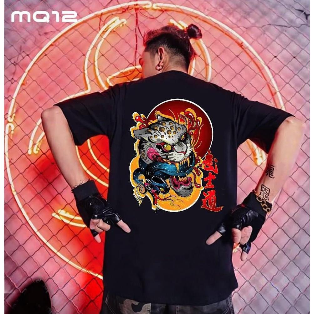ÁO THUN NAM NỮ UNISEX cọp hổ chữ tàu mặt trời