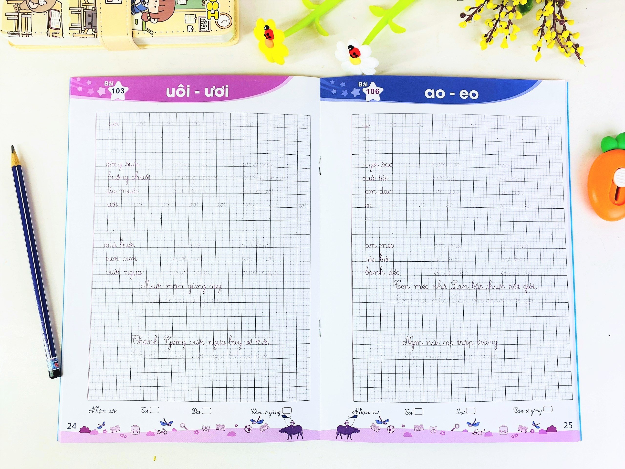 Sách - Combo 2 cuốn Vở Luyện Viết Lớp 1 - Biên soạn theo chương trình Cánh Diều - ndbooks