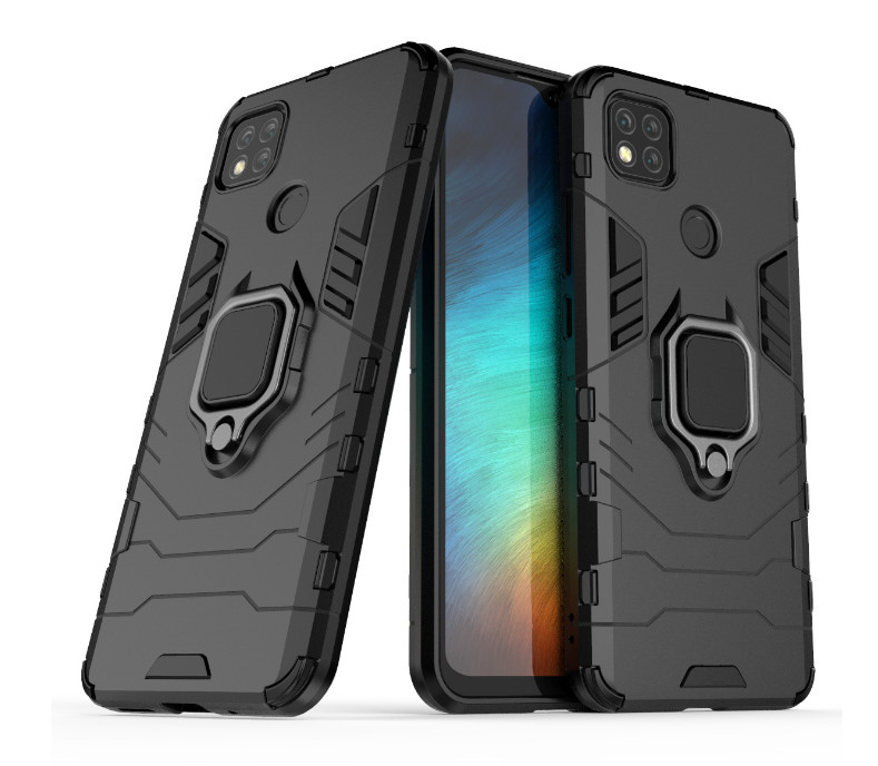 Ốp lưng chống sốc kèm iring cho Xiaomi Redmi 9C
