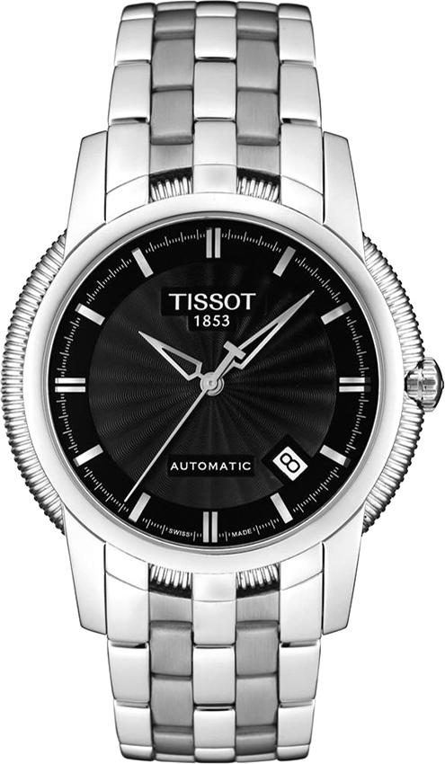 Đồng Hồ Nam Dây Thép Không Gỉ Tissot T97.1.483.51 (39.5mm) - Đen Xám