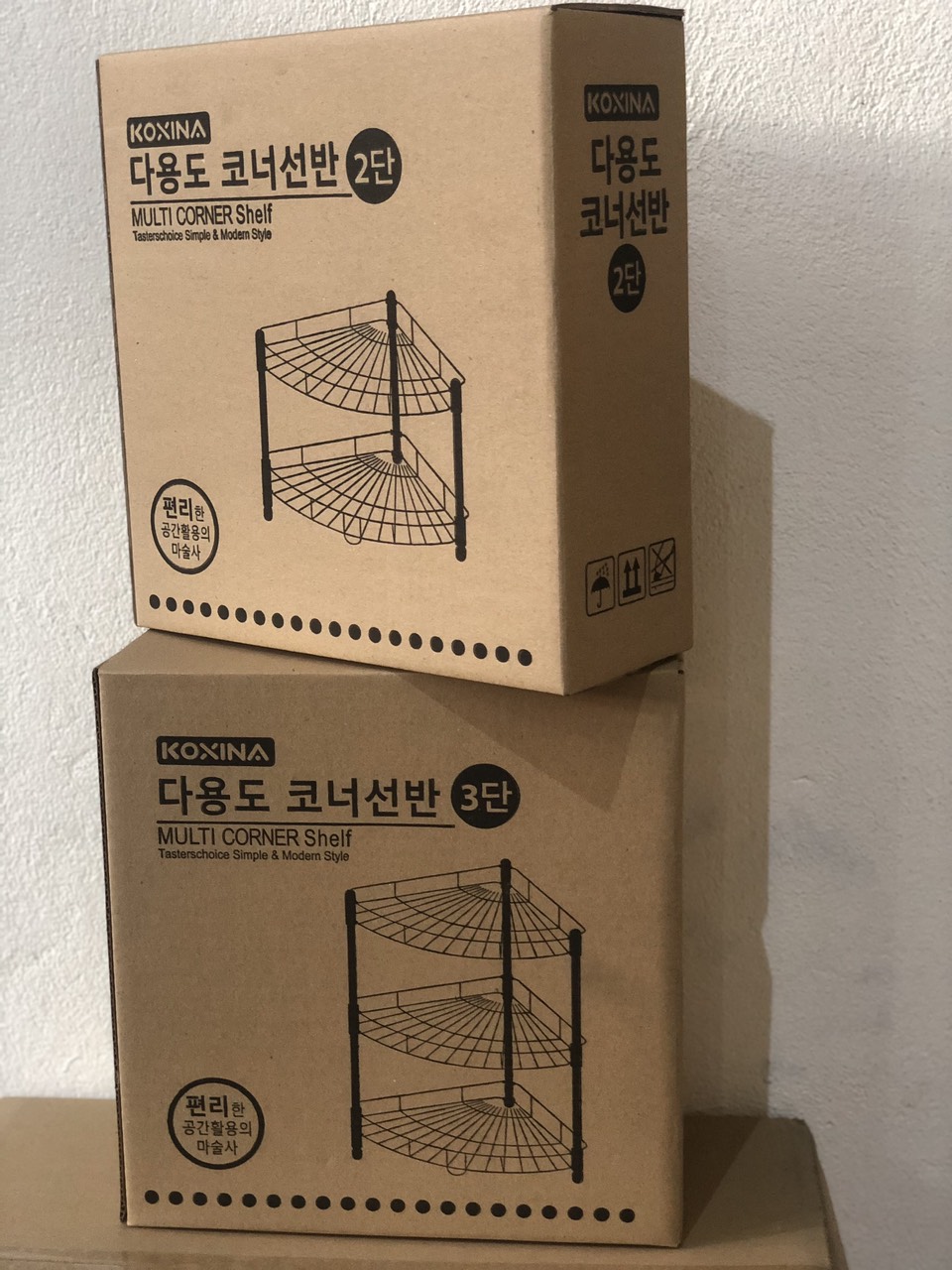 Kệ Góc tam giác Inox 2 Tầng