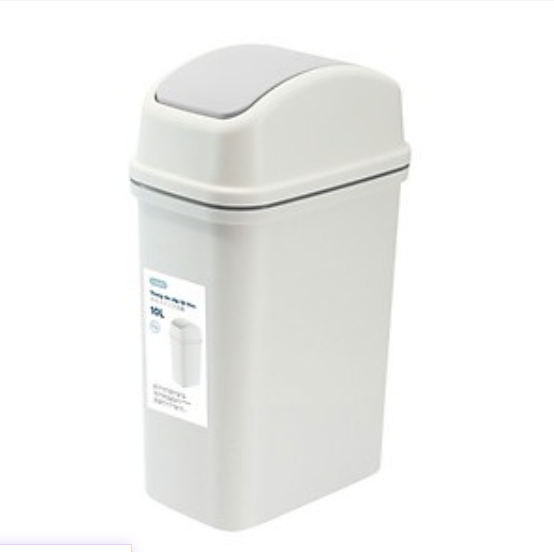 Thùng rác nắp lật Hiro loại 10l
