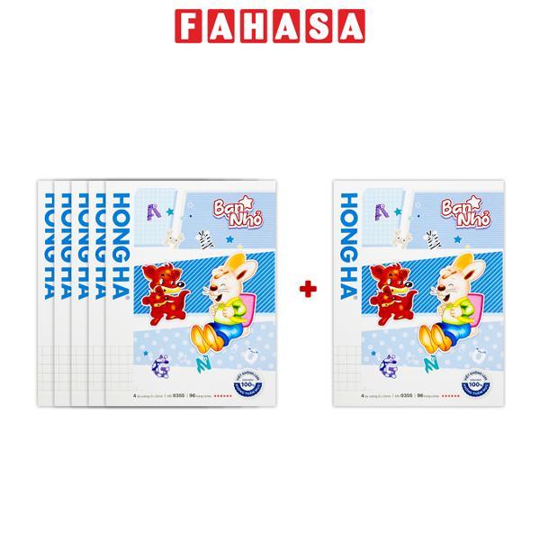 [MUA 5 TẶNG 1] Tập Học Sinh Class Bạn Nhỏ - 4 Ô Ly - 96 Trang 100gsm - Hồng Hà 0355 - Mẫu 1